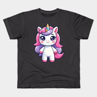 Unicorn S01 D48 Kids T-Shirt